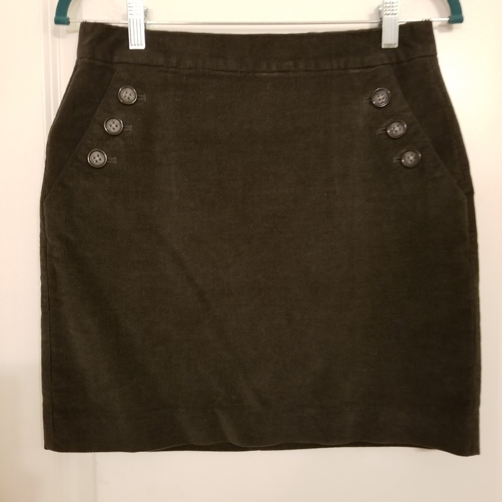 Banana Republic corduroy A line mini skirt